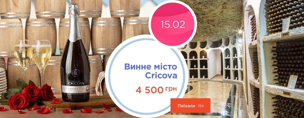 Винный город Cricova