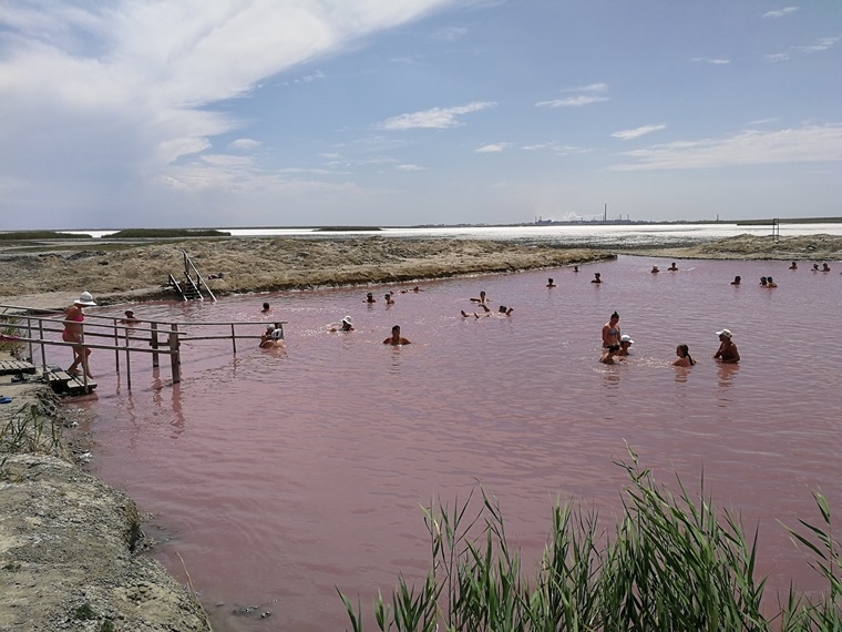Розовое озеро - тур из Одессы